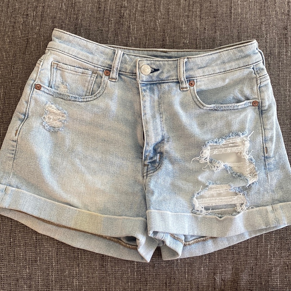 American Eagle High Waisted Stretch Jean Shorts